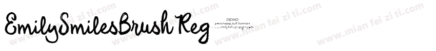 EmilySmilesBrush Reg字体转换